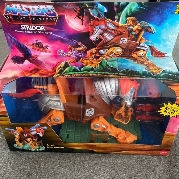 Mattel Other - Masters Of The Universe Stridor Heroic Armored Horse Retro Play by Mattel